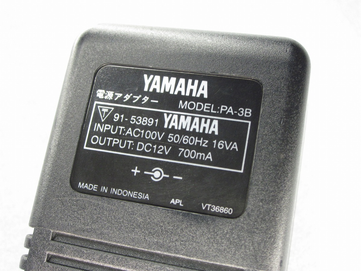 祝日 ヤマハ YAMAHA 電源アダプター PA-3C 電源規格:DC12V 700mA ヤマハの電子ピアノの電源供給に 