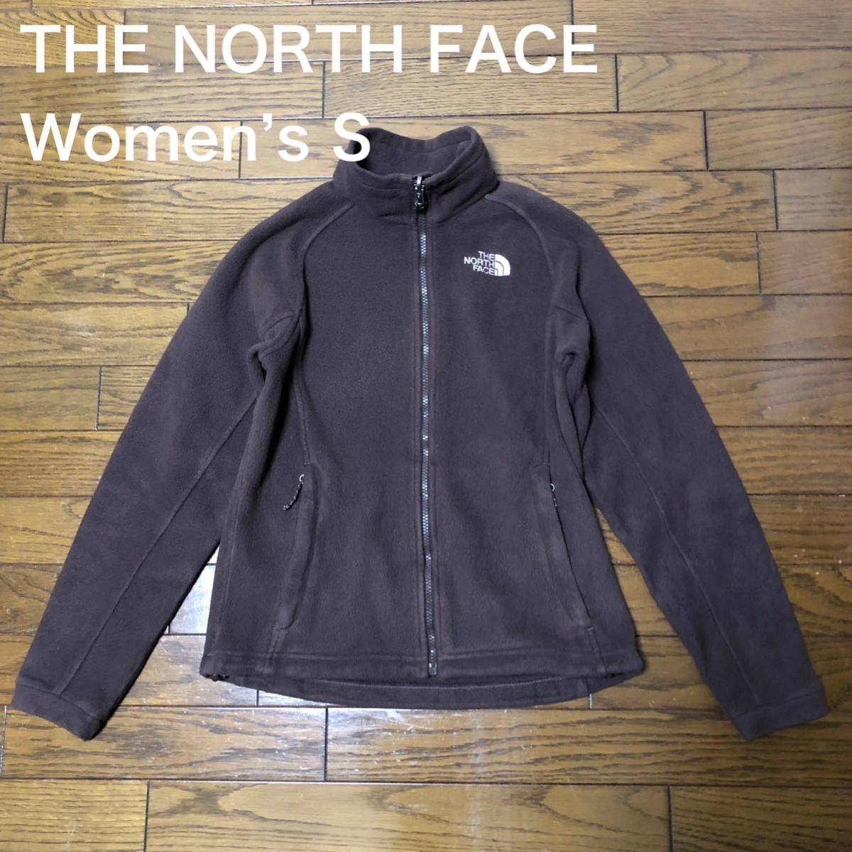 THE NORTH FACEジップアップフリースジャケット茶色 レディースSサイズ