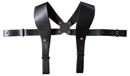  shoulder for wide Harness only cow leather made black 280WH-BK free shipping 