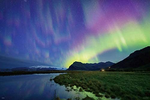 ジグソーパズル 1000ピース KAGAYA アイスランドのオーロラ 50x75cm 10-1385　送料無料 新品_画像1
