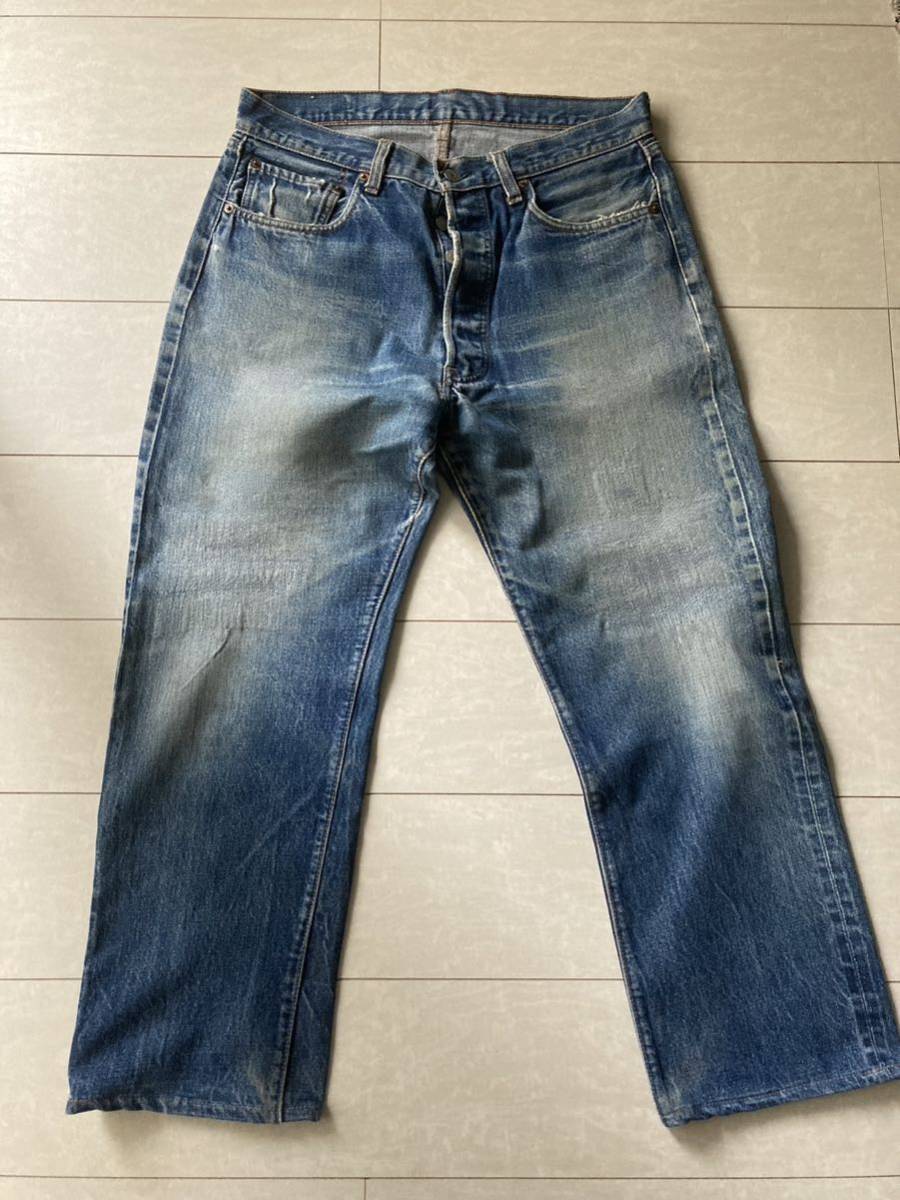 60S Levi's リーバイス501 BIGE 足長R ヴィンテージ501XX 66前期 赤耳