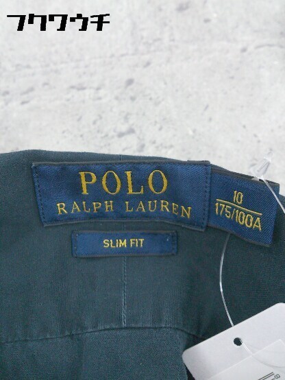 ◇ polo ralph lauren ポロラルフローレン 長袖 シャツ サイズ10 175/100A ネイビー系 メンズ 1111290004629_画像3