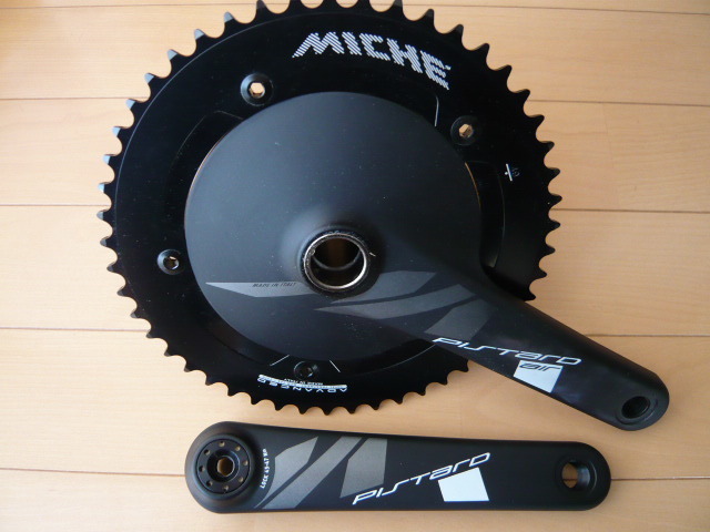 MICHE ミケ PISTARD AIR TRACK CRANK 49T 1/8・クランク170mm BLACK