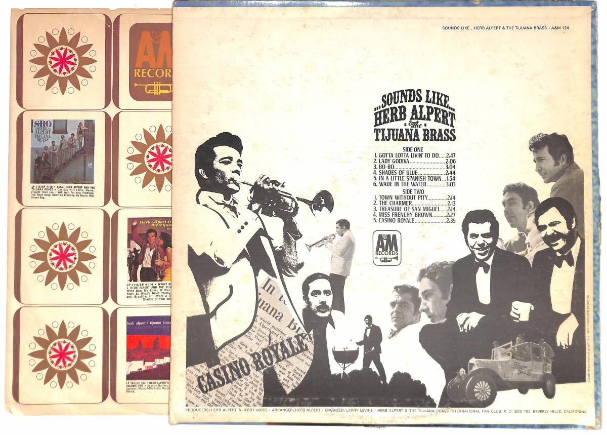 d4080/LP/米/Herb Alpert & The Tijuana Brass/Sounds Like...Herb Alpert & The Tijuana Brass_画像2