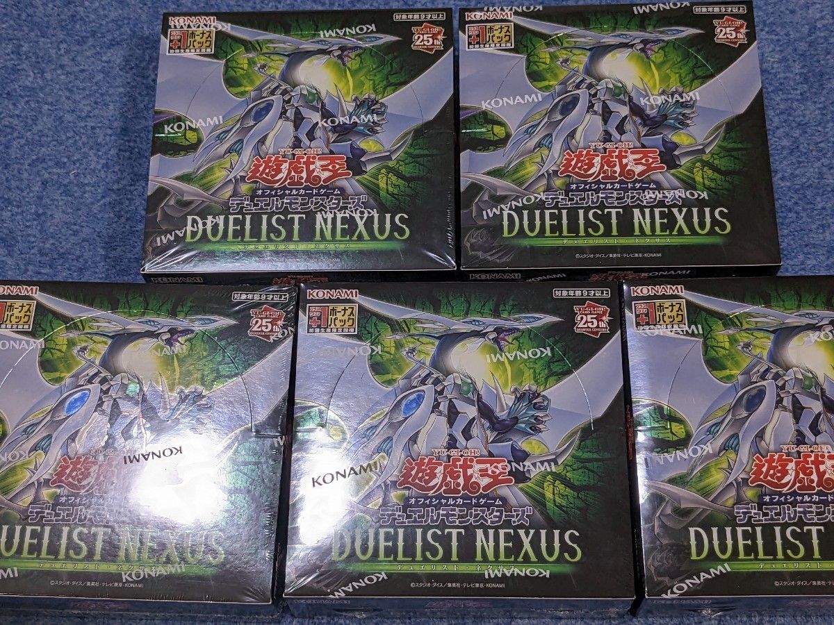 初回生産 遊戯王 duelist nexus デュエリストネクサス 5BOXセット