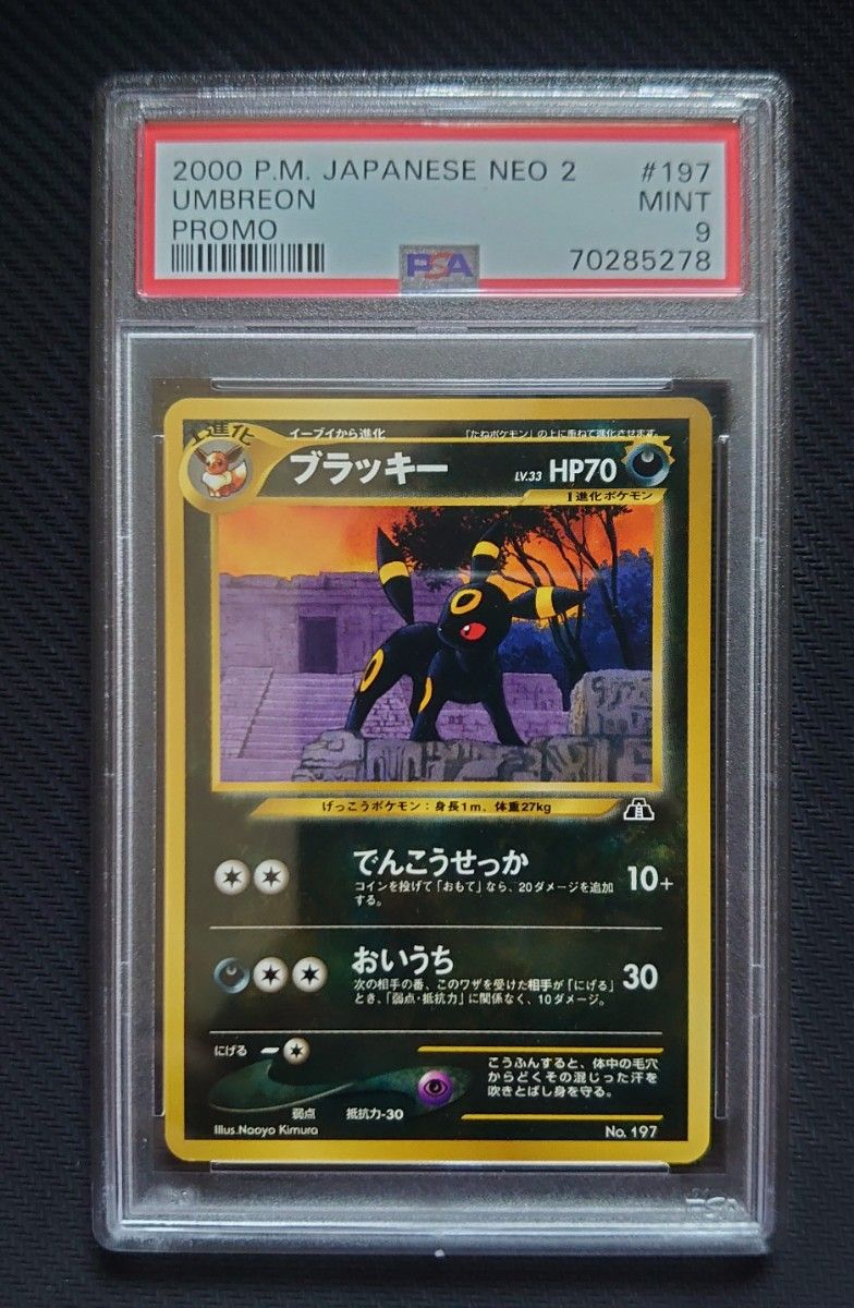 ポケカ】イーブイ エーフィ ブラッキー 旧裏 PSA9 MINT 鑑定品