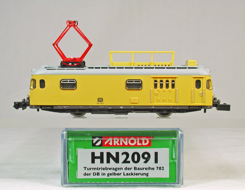 ARNOLD #HN2091 ＤＢ（西ドイツ国鉄） ＢＲ７０２型架線保守工事車 （ブライトイェロー-）