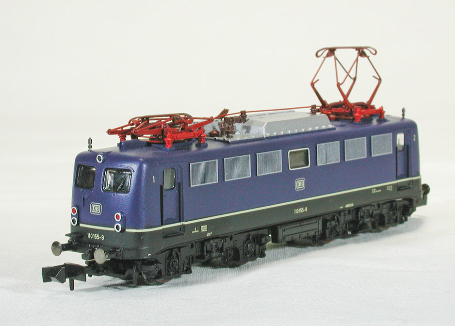 FLEISCHMANN #7335 ＤＢ（旧西ドイツ国鉄）ＢＲ１１０.１型電気機関車（ダークブルー）_画像2