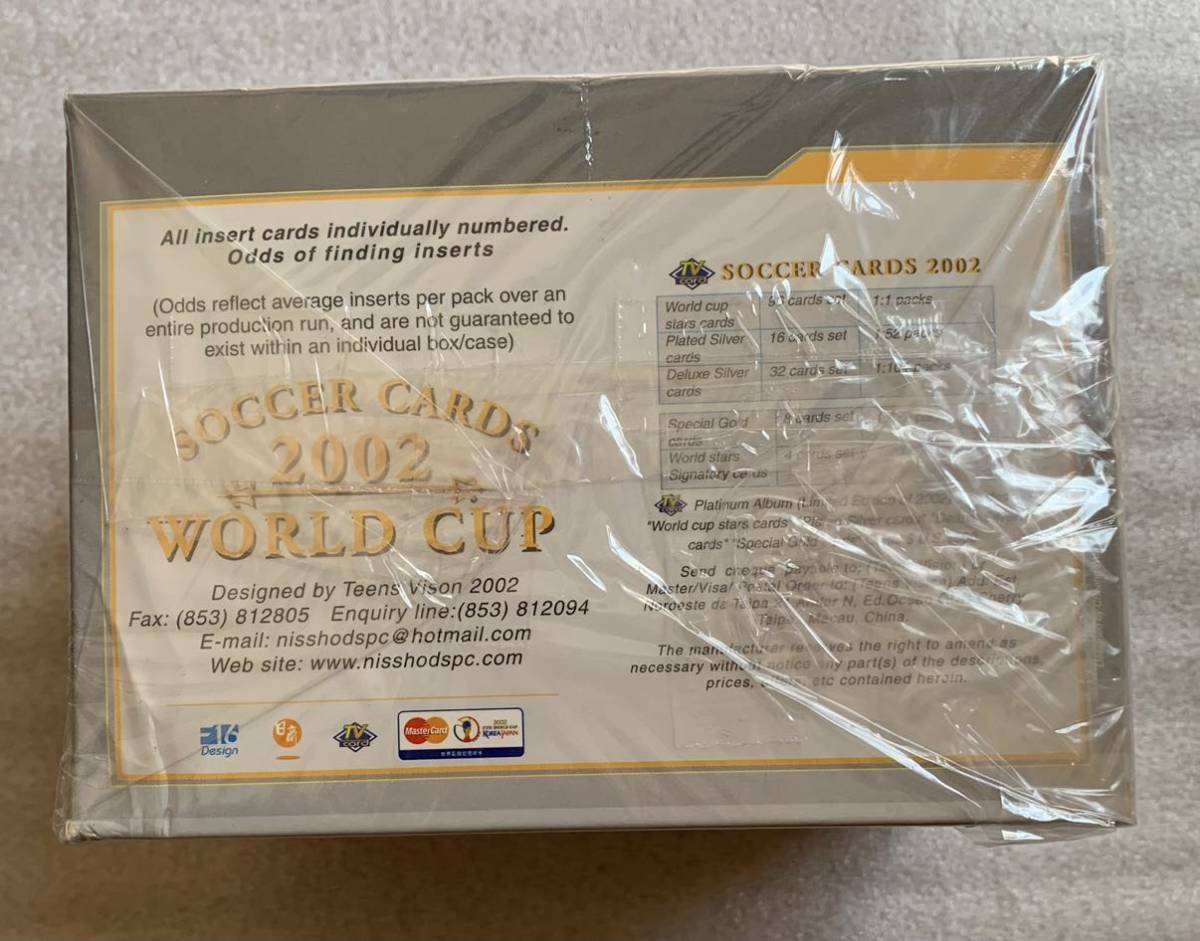 新品/未使用) BOX 26パック入り ボックス 2002 ワールドカップ