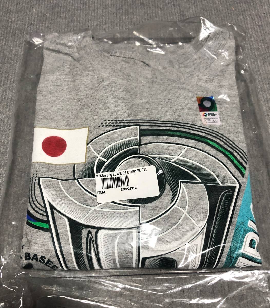 WBC 2023 侍ジャパン 優勝 ロッカールーム Tシャツ XLサイズ 未開封
