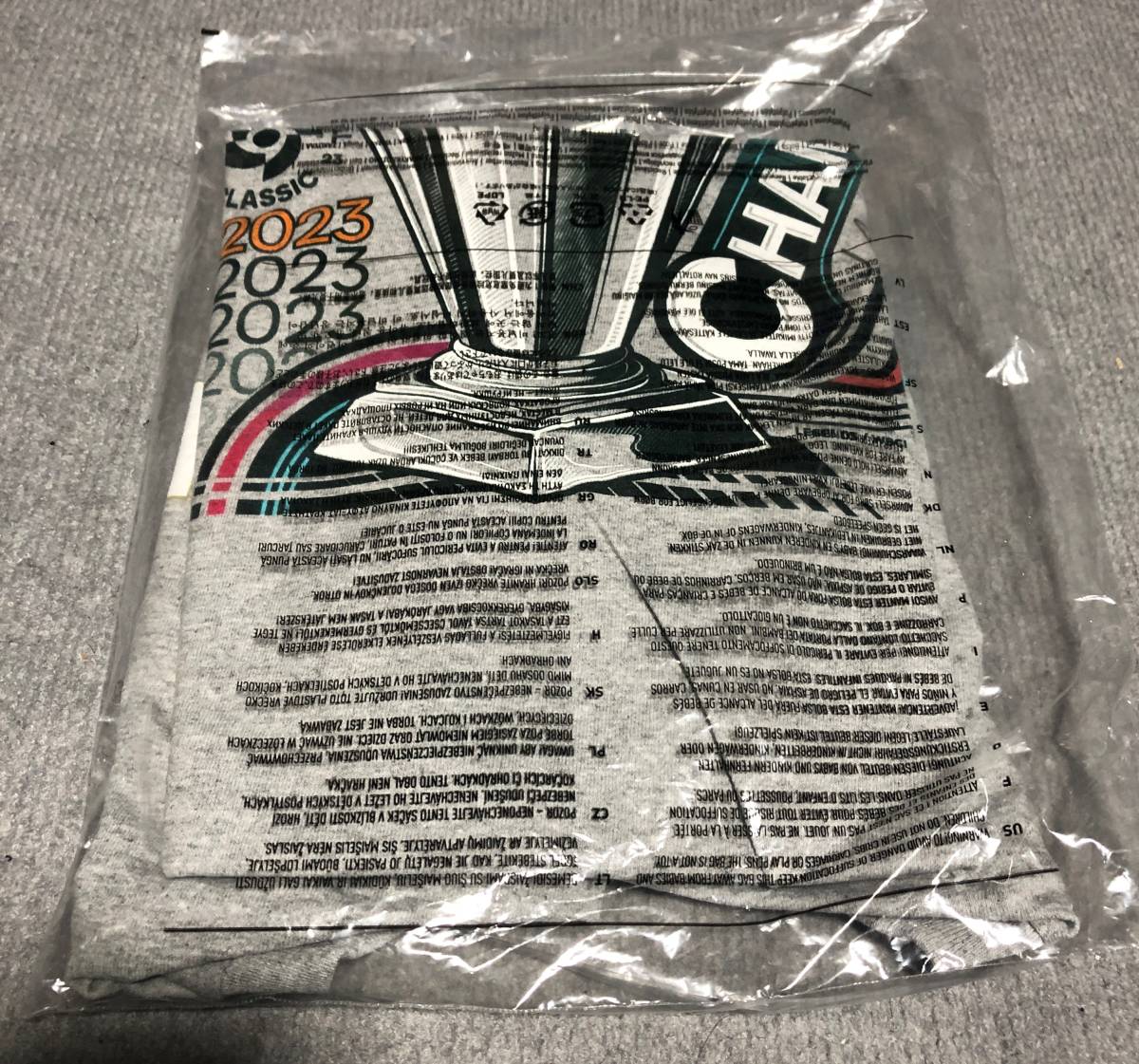 WBC 2023 侍ジャパン 優勝 ロッカールーム Tシャツ XLサイズ 未開封