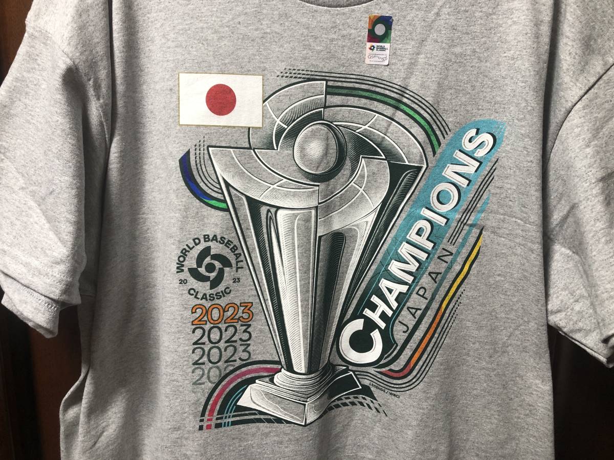 WBC 2023 侍ジャパン 優勝 ロッカールーム Tシャツ XLサイズ 未開封