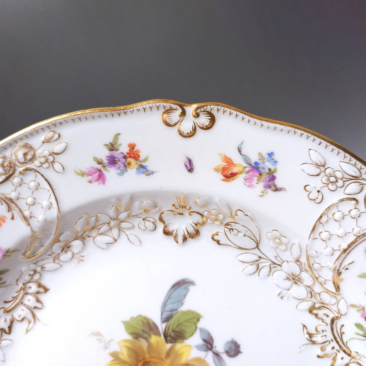 ≪超目玉☆12月≫ マイセン マイセン Meissen 1880-90年 金彩