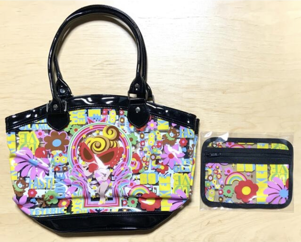 即決☆ヒスミニ☆正規品☆新品☆クリアバッグ☆ポーチ付き☆プールバッグ☆黒☆ヒステリックミニ☆HYSTERIC MINI