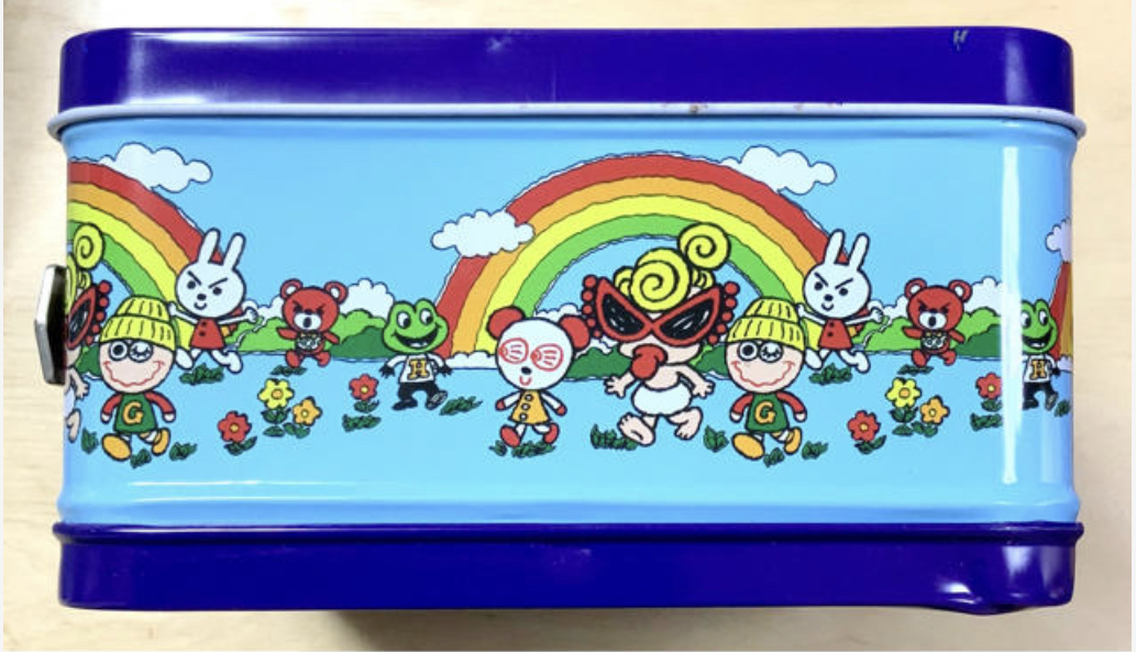 即決☆ヒスミニ☆正規品☆レア☆新品☆マルチ☆缶☆箱☆BOX☆ケース☆収納☆小物入れ☆青☆ヒステリックミニ☆HYSTERIC MINI_画像2