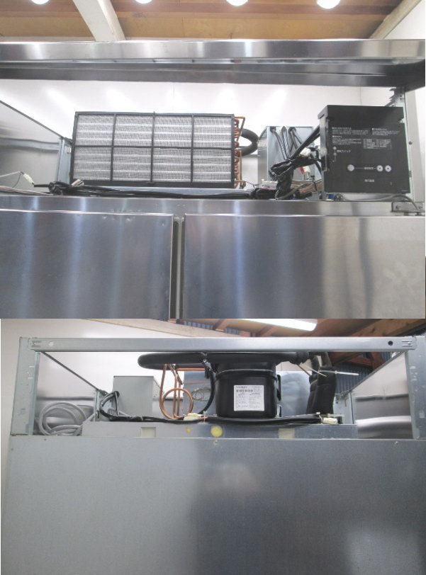 中古厨房 ホシザキ 縦型4ドア冷凍庫 HF-120LZ3-ML 1200×800×1890 /23C1701Z_画像4