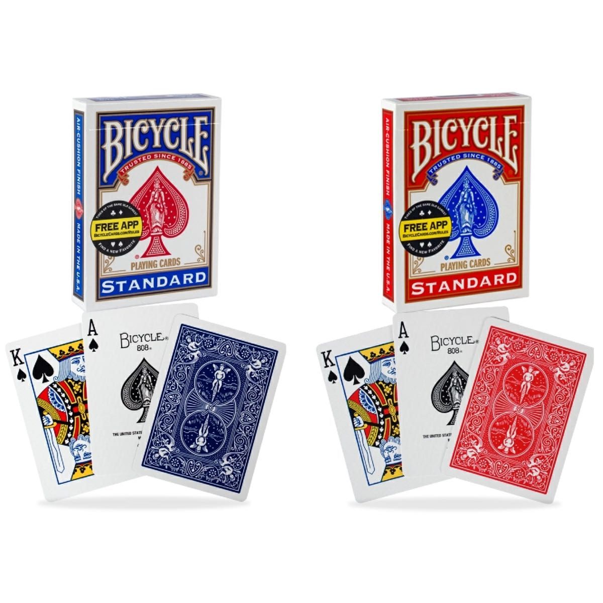 バイスクル BICYCLE トランプ ブリッジサイズ 赤 - カードゲーム・トランプ