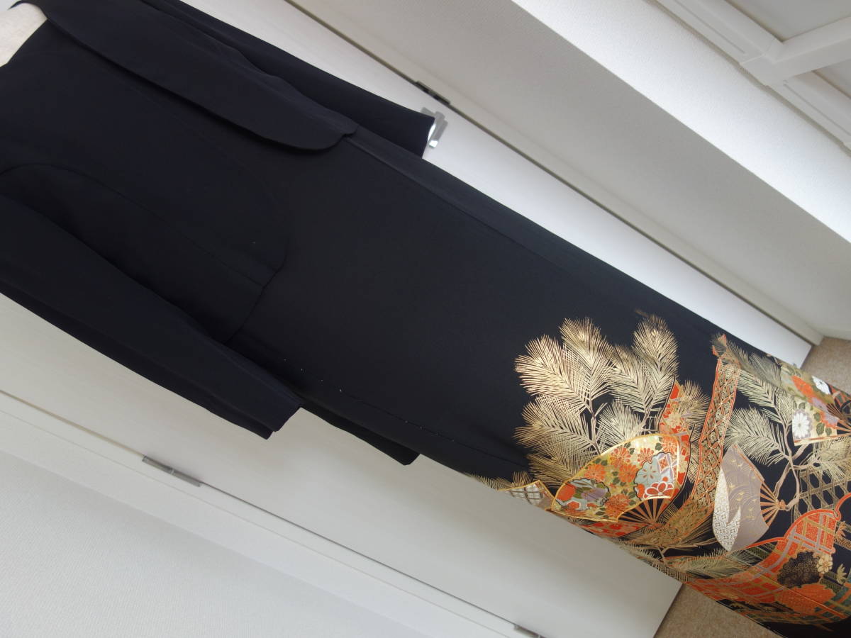  kimono remake * simplified. kurotomesode from dress . jacket . tailoring does *