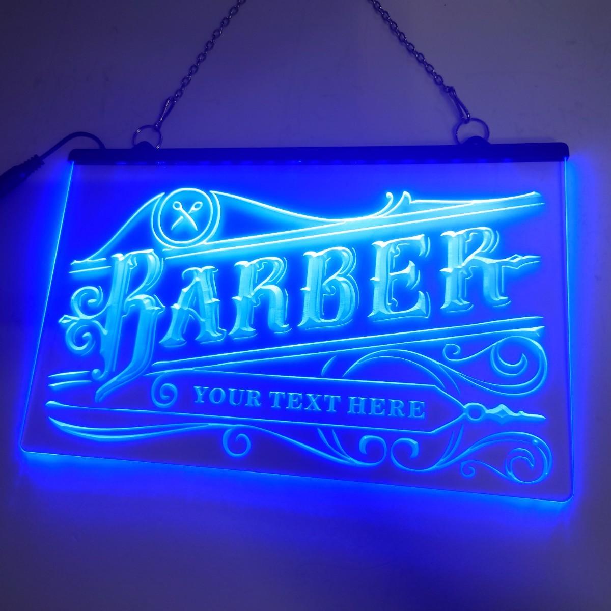 barber LED ネオン バーバー 看板 雑貨 OPEN - 通販 - www