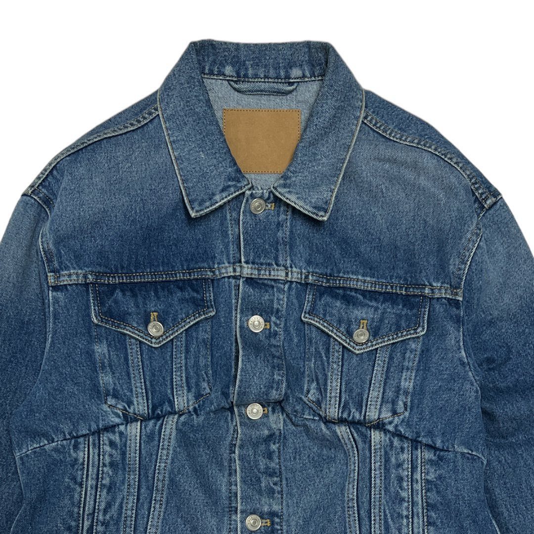 BALENCIAGA バレンシアガ　Swing Denim Jacket インディゴ サイズ:34_画像3