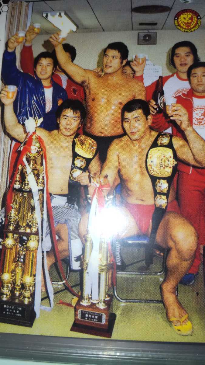 BBM 2002 新日本プロレス30周年記念カード NWA北米タッグ王者　坂口征二&長州力_画像1