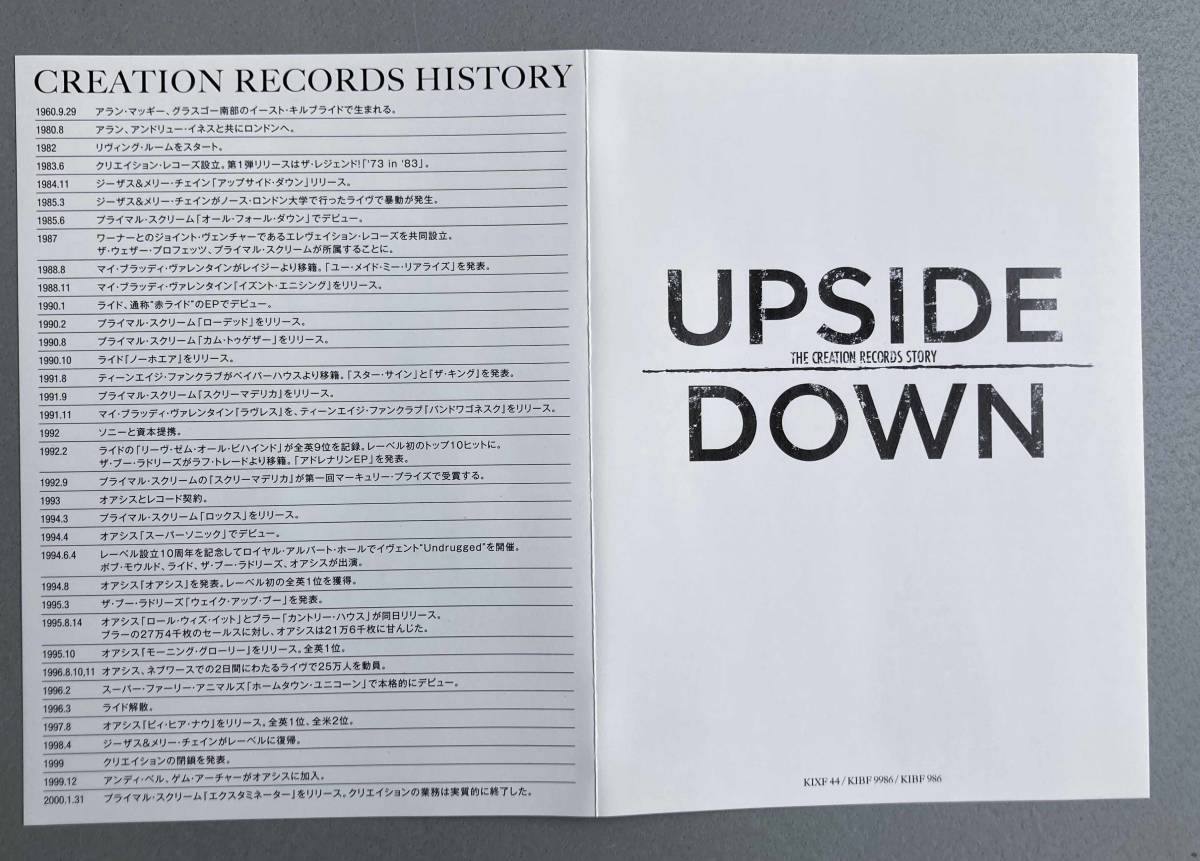 アップサイドダウン クリエイションレコーズストーリー／upsidedown the creation records story／oasis,primal,（Blu-ray）ドキュメンタリの画像4
