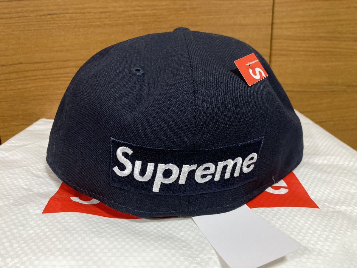 7 5/8 60.6cm 新品未使用 21SS Supreme Reverse Box Logo New Era Navy シュプリーム リバース  ニューエラ キャップ 紺 ネイビー