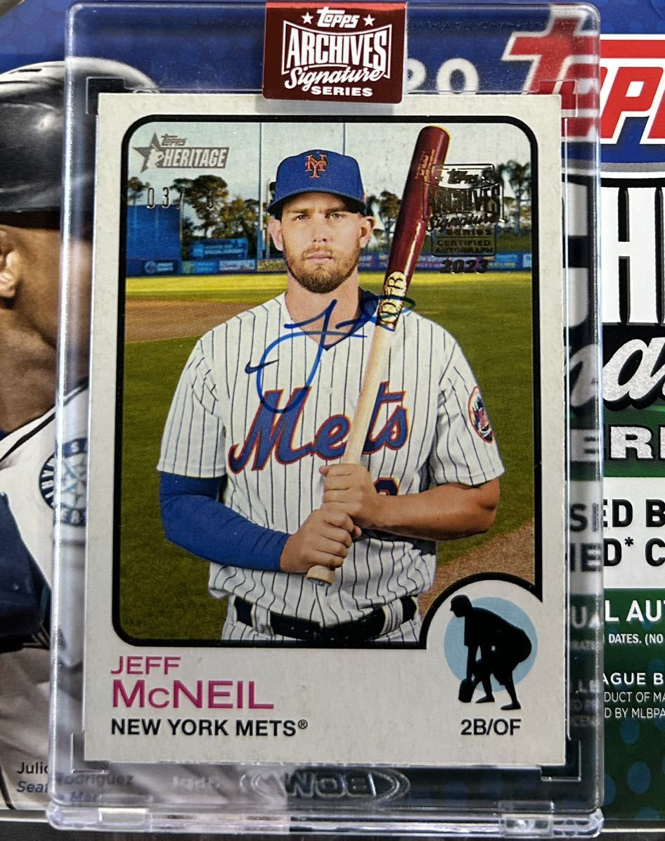 2023 Topps Archives Signature Series Jeff Mcneil Mets Auto 10枚