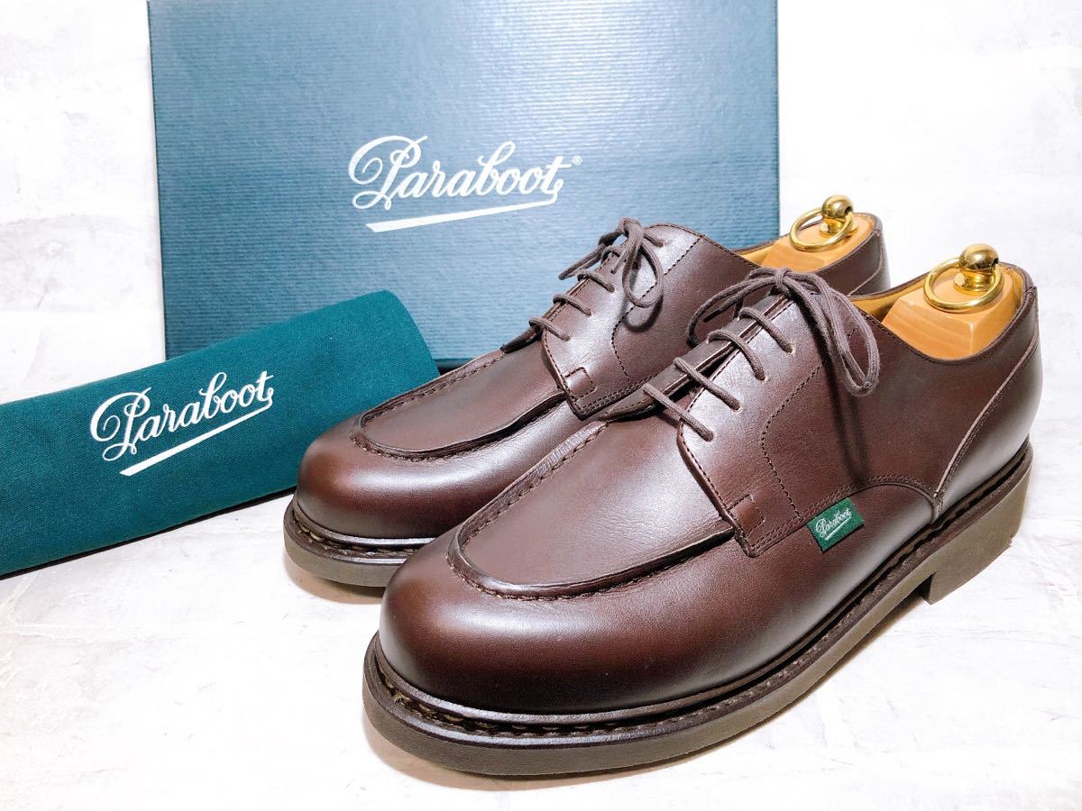 【新品未使用】 Paraboot パラブーツ定番 CHAMBORD シャンボード マロン UK9.5（約28cm）フランス製_画像1