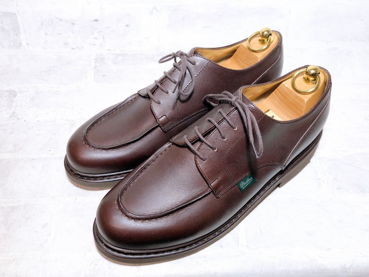 【新品未使用】 Paraboot パラブーツ定番 CHAMBORD シャンボード マロン UK9.5（約28cm）フランス製_画像2