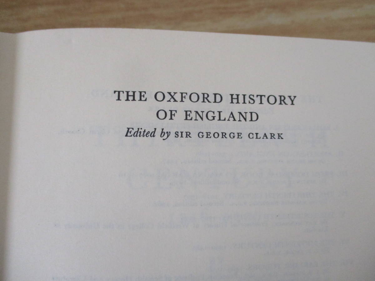 b6-4（THE OXFORD HISTORY OF ENGLAND）7冊セット オックスフォード イングランドの歴史 ジョージ・クラーク 洋書 古書 インテリア_画像7