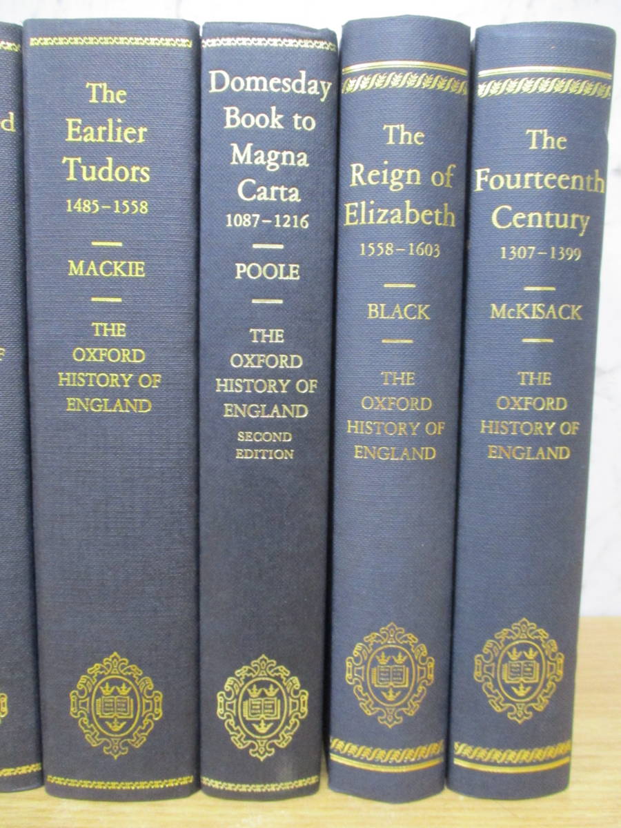 b6-4（THE OXFORD HISTORY OF ENGLAND）7冊セット オックスフォード イングランドの歴史 ジョージ・クラーク 洋書 古書 インテリア_画像3