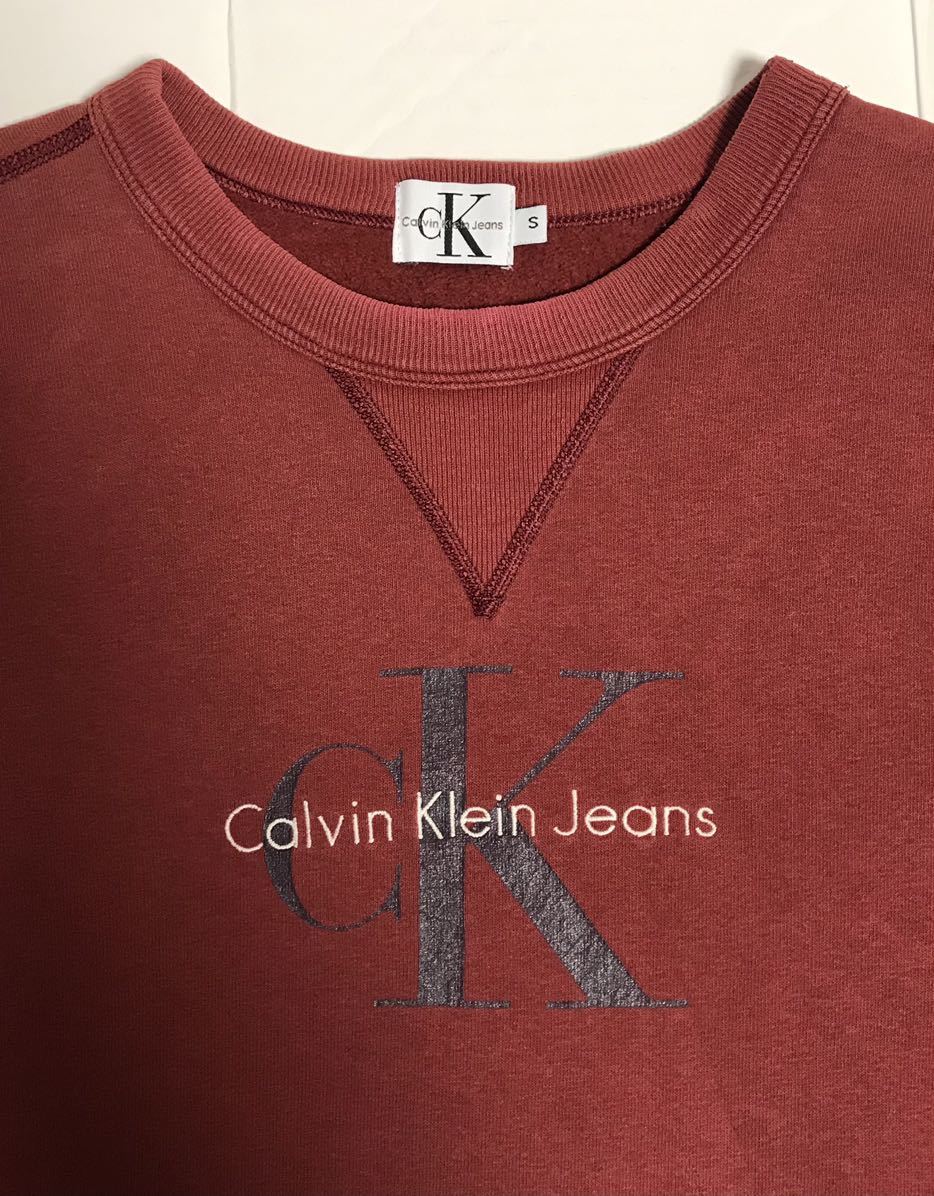 Calvin Klein Jeans Calvin Klein jeans sweat sweatshirt bar gun tiMADE IN USA America made S