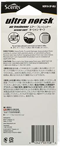 ホルツ 車用 芳香剤 SCENTS センツ ウルトラノスク オーシャンサーフ 3枚入 Holts NOR18-3P-80J 吊り下げ型 (旧 M_画像3