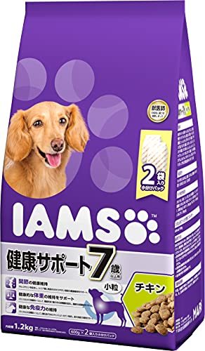 アイムス (IAMS) ドッグフード 7歳以上用 健康サポート 小粒 チキン シニア犬用 1.2キログラム (x 1)_画像2