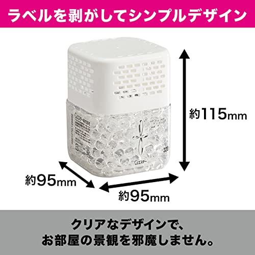 【まとめ買い】消臭力 イオン消臭プラス 部屋用 無香料 本体 320g×3個 クリアビーズ 部屋 トイレ 消臭剤 消臭 芳香剤_画像6