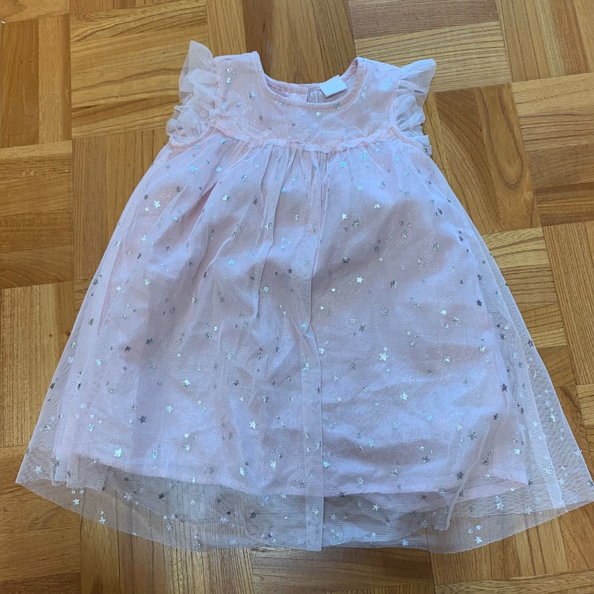 H&M エイチアンドエム ワンピース チュールワンピース ピンク 星柄2点