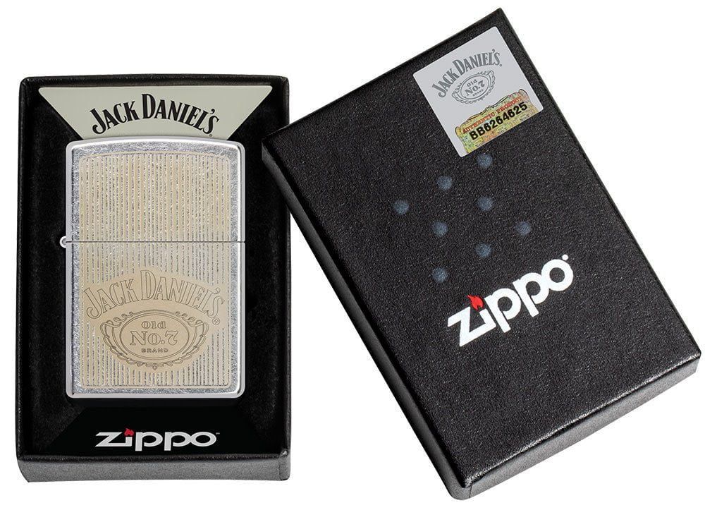 ジッポー オイルライター アメリカ加工 Jack Daniel's 49833&ギフトボックスセット（オイル＋フリント+BOX）_画像4