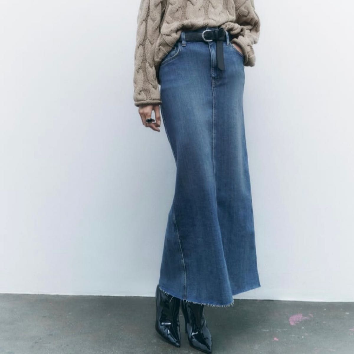 ZARA ザラ ZW ストレッチデニムペンシルスカート デニムスカート ZARA ザラ ZW ストレッチデニムペンシルスカート デニムスカート