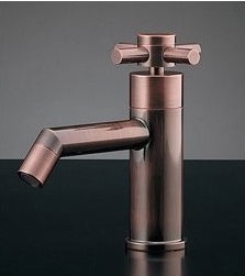 g カクダイ　KAKUDAI　716-828-13 水栓金具 立水栓 　ブロンズ　デザイン水栓_画像1