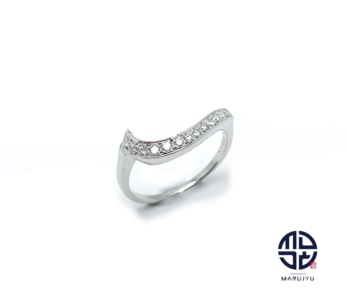 MIKIMOTO ミキモト Pt900 プラチナ ダイヤ0.17ct ダイヤモンド リング