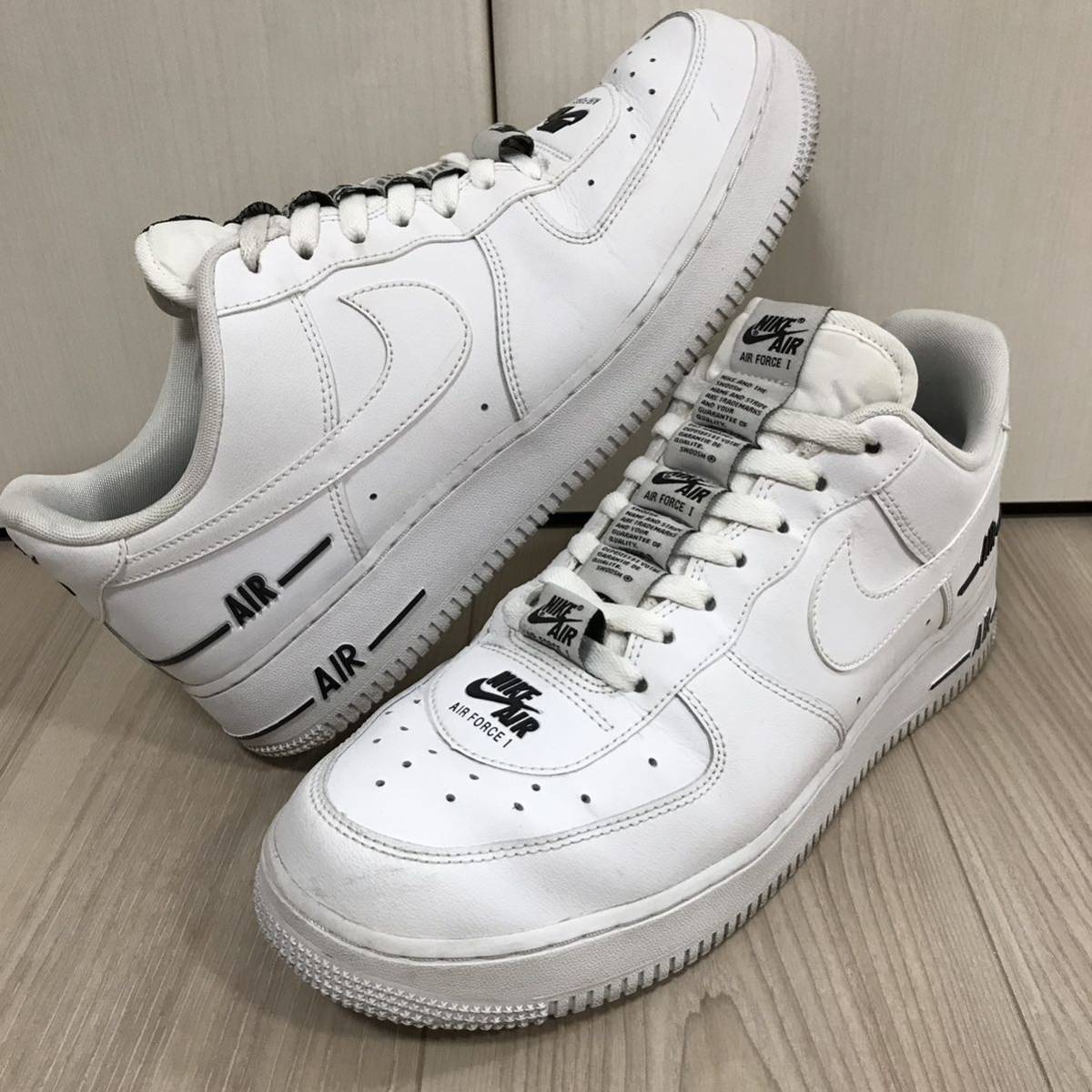 nike air force 1 '07 LV8 3 DOUBLE BRANDING low 100 mid luxeナイキ エア フォース ワン  ダブル ブランディング ホワイト ブラック