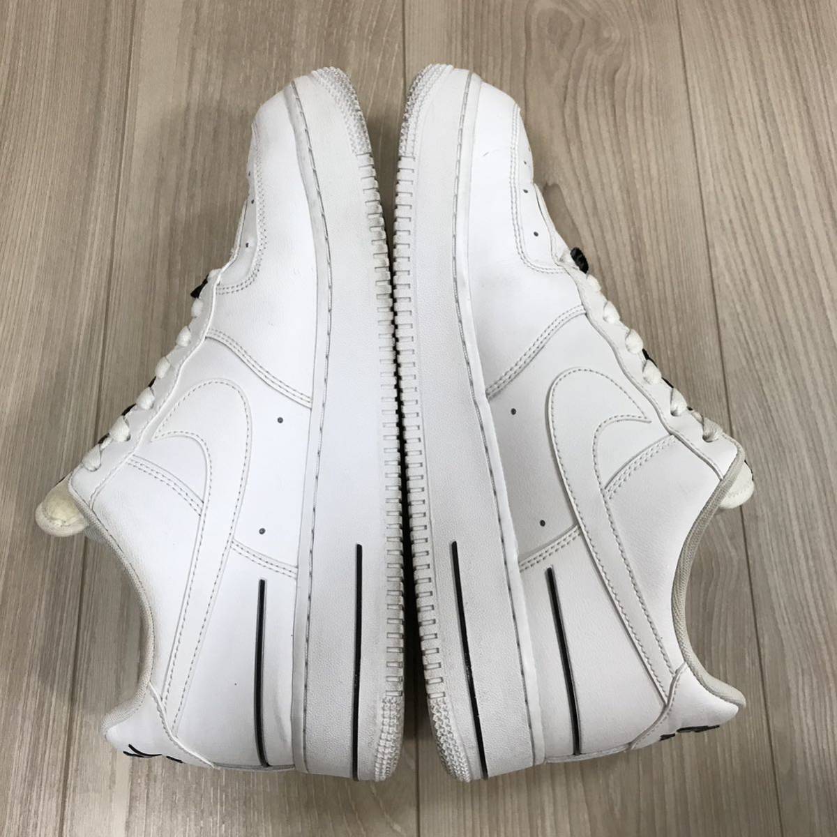 nike air force 1 '07 LV8 3 DOUBLE BRANDING low 100 mid luxeナイキ エア フォース ワン ダブル ブランディング ホワイト ブラック_画像4