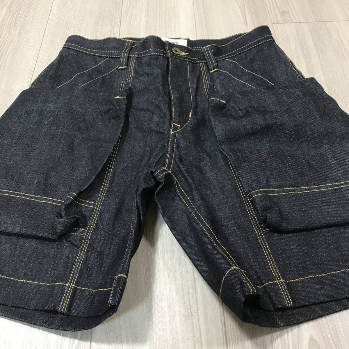 10周年TROVE GEAR HOLIC BIG POCKET SHORTS トローブ トローヴ ビッグ ポケット デニム ショーツ ショート パンツ 岡部文彦 ギアホリック_画像2