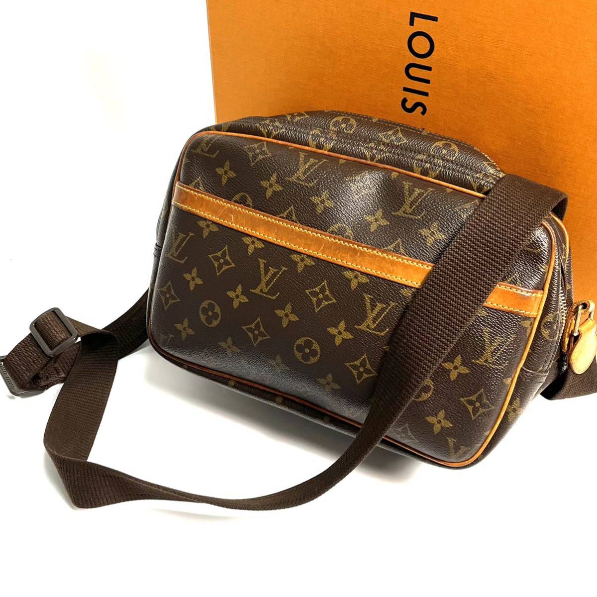 美品】LOUISVUITTON ルイヴィトン モノグラム リポーター ショルダー