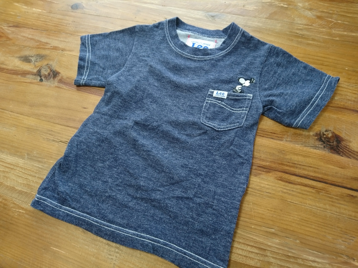 ヤフオク 送料無料 Lee Peanuts スヌーピー刺繍 Tシャツ