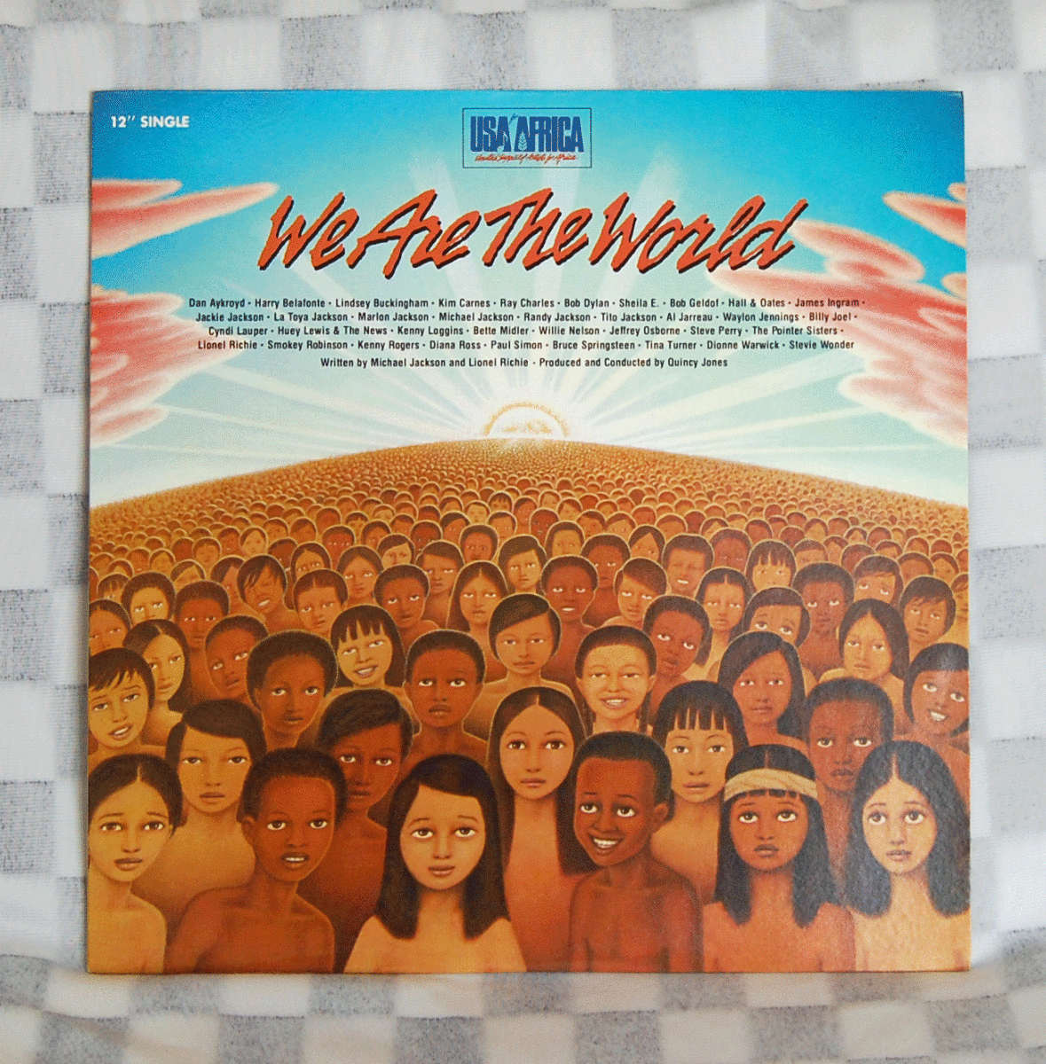 We Are The World/USA FOR AFRICA/12AP 3021 LPレコードです。12"SINGLE_画像1