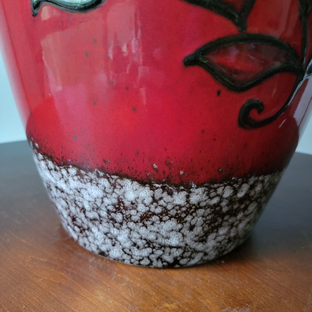 West Germany Pottery 60s 70s 西ドイツ 花瓶 花器 42cm フラワーベース ミッドセンチュリー 北欧 モダン インテリア Fat Lava_画像8