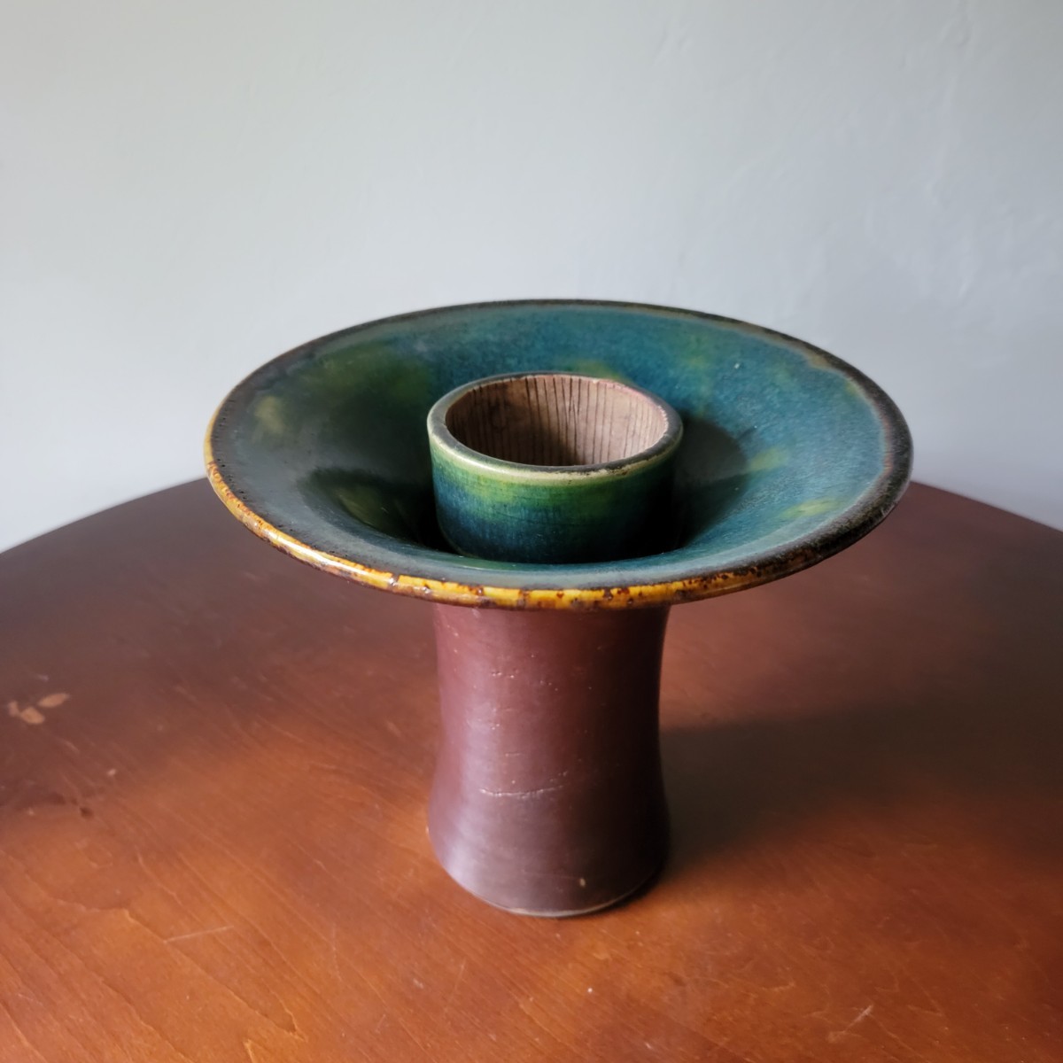 売れ筋】 Flower Style Vintage Japanese 作家陶器 いけばな Vase