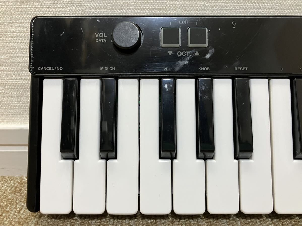 G161☆送料無料☆IK Multimedia/アイケーマルチメディア『iRig KEYS 25』アイリグ MIDIキーボード 25鍵のミニ鍵盤 現状品_画像2